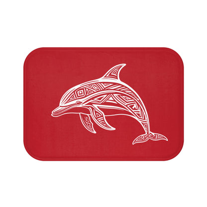 Tribal Bath Mat. Ocean Energy, Tribal Style