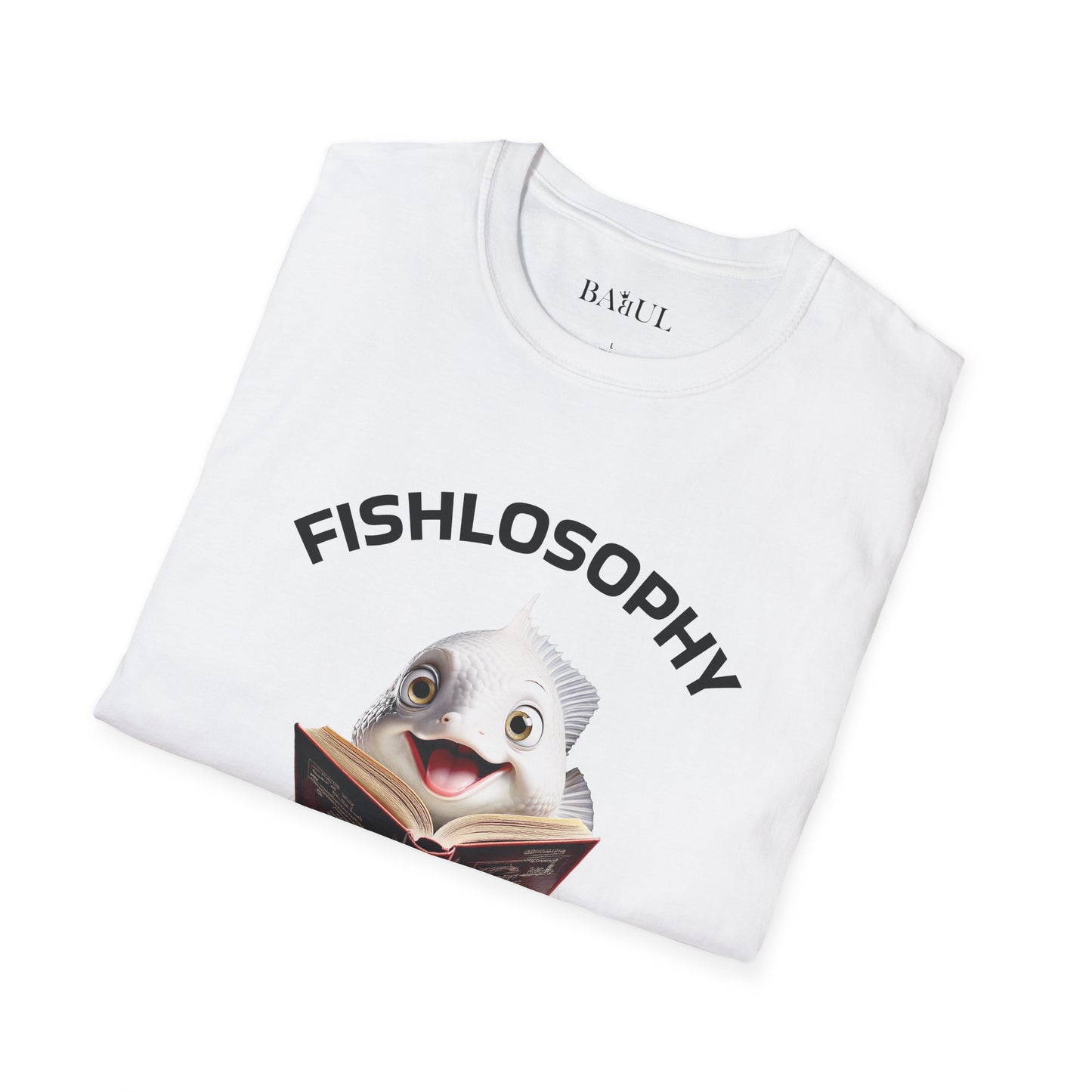 Fishlosophy Unisex T-Shirt - Ocean Vibes and Life's Questions Design - PEARLS OF WISDOM FROM THE FISH WORLD