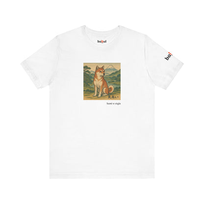 DOGART Unisex Jersey DOG T-Shirt - SUMI-E STYLE - Iconic Painting Reimagined with Dogs
