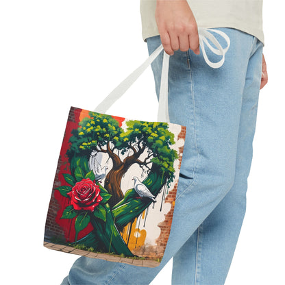 Artistic Surge - Eco-Friendly Canvas Tote Bag - ROSE