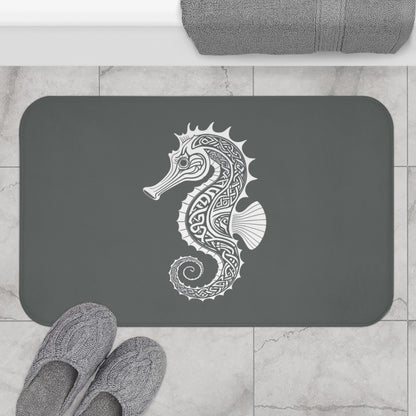 Tribal Bath Mat. Ocean Energy, Tribal Style