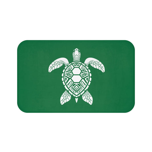 Tribal Bath Mat. Ocean Energy, Tribal Style