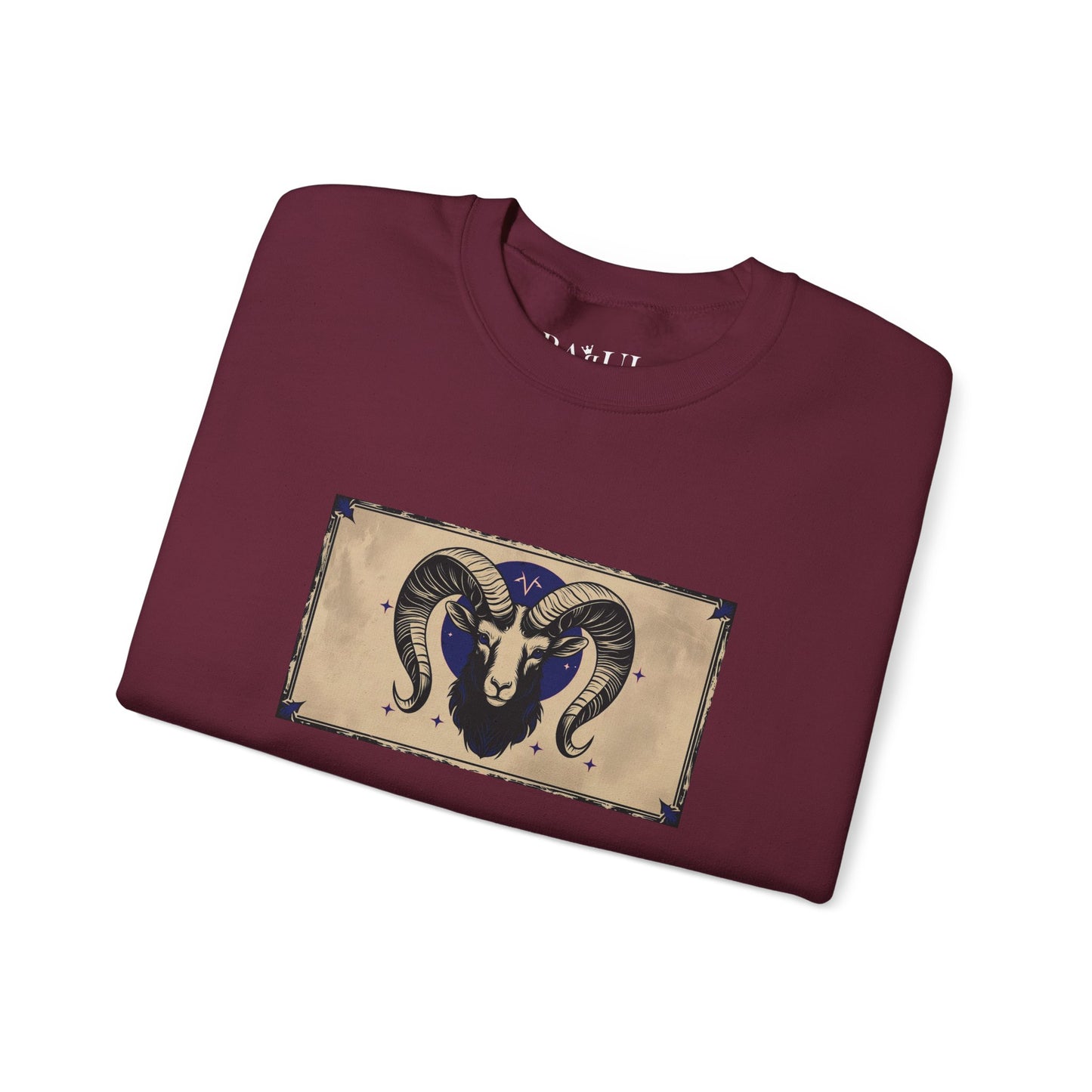 Aries - Gothic Zodiac Blue Sweatshirt
