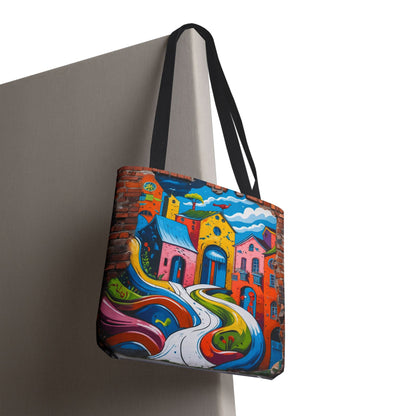 Artistic Surge - Eco-Friendly Canvas Tote Bag - HOUSES