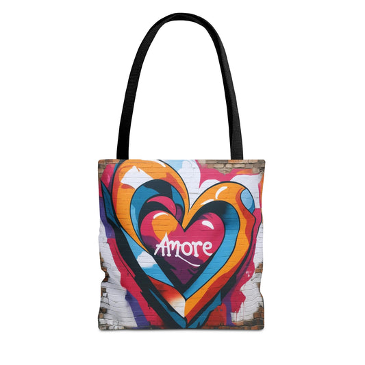 Artistic Surge - Eco-Friendly Canvas Tote Bag - HEART