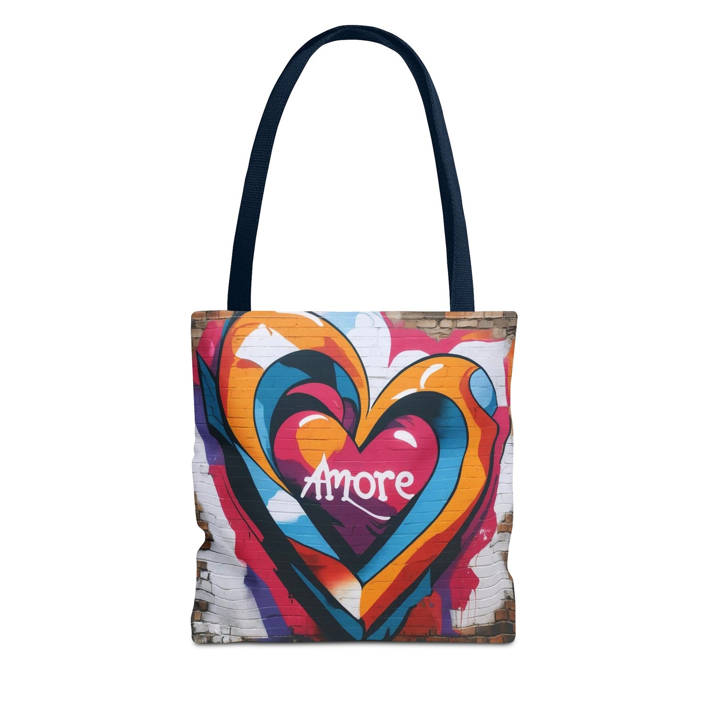 Artistic Surge - Eco-Friendly Canvas Tote Bag - HEART