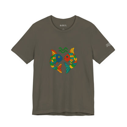 PISCES - T-shirt, The Zodiac in Colors