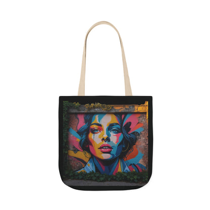 Artistic Surge - Eco-Friendly Canvas Tote Bag - FEMALE FACE