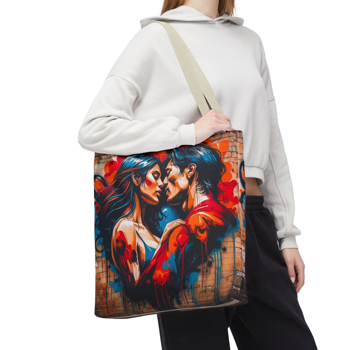 Artistic Surge - Eco-Friendly Canvas Tote Bag - LOVERS