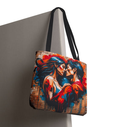 Artistic Surge - Eco-Friendly Canvas Tote Bag - LOVERS
