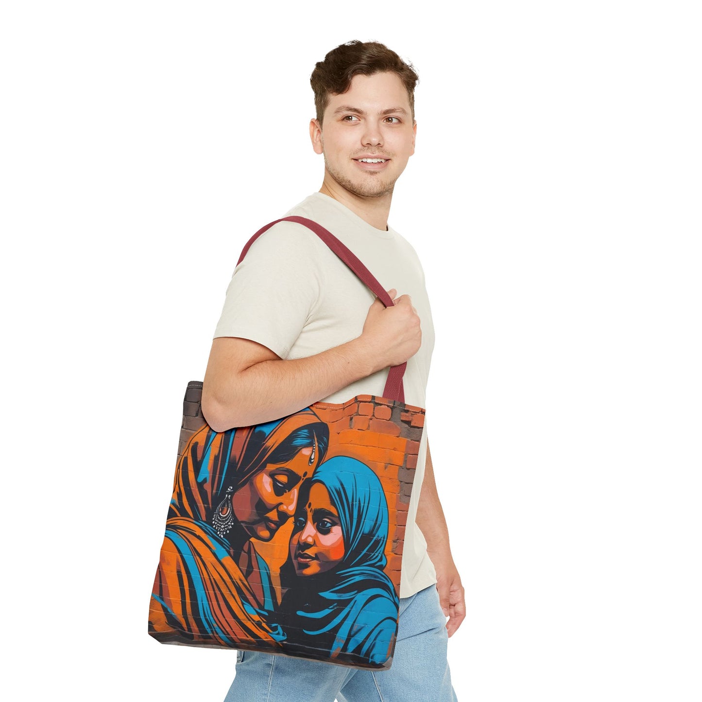 Artistic Surge - Eco-Friendly Canvas Tote Bag - TENDERNESS