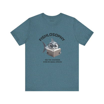 Fishlosophy Unisex Jersey Short Sleeve Tee –  See the vastness even in small spaces