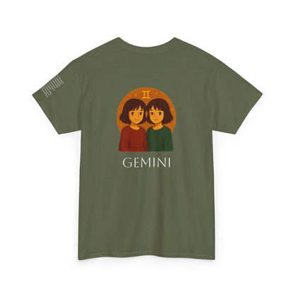 GEMINI - Dreamy Zodiac T-Shirts – The Magic of the Stars in Ghibli Style