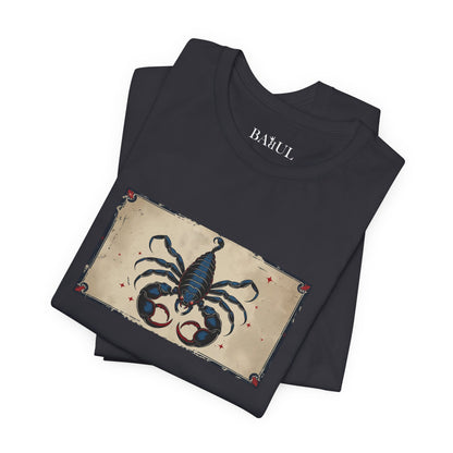 Scorpio - Gothic Zodiac T-Shirt. Zodiac in the Shadows
