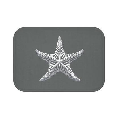 Tribal Bath Mat. Ocean Energy, Tribal Style