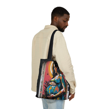 Artistic Surge - Eco-Friendly Canvas Tote Bag - MATERNITY