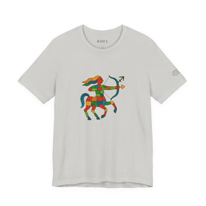 SAGITTARIUS - T-shirt, The Zodiac in Colors