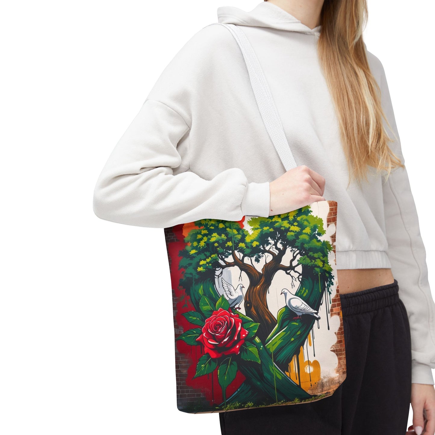 Artistic Surge - Eco-Friendly Canvas Tote Bag - ROSE