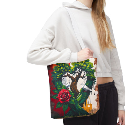 Artistic Surge - Eco-Friendly Canvas Tote Bag - ROSE