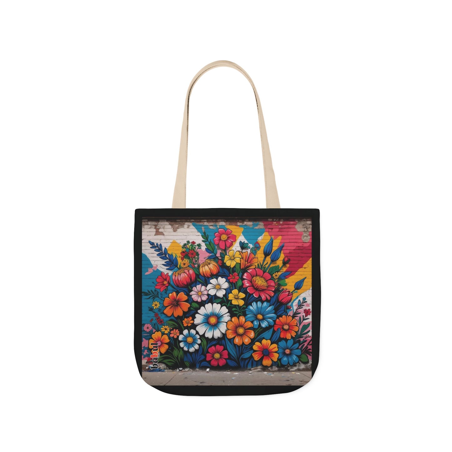 Artistic Surge - Eco-Friendly Canvas Tote Bag - FLOWERS
