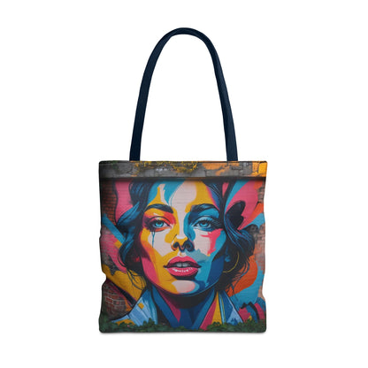 Artistic Surge - Eco-Friendly Canvas Tote Bag - WOMAN'S FACE