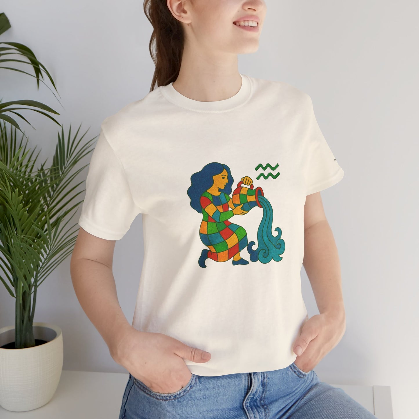 AQUARIUS - T-shirt, The Zodiac in Colors