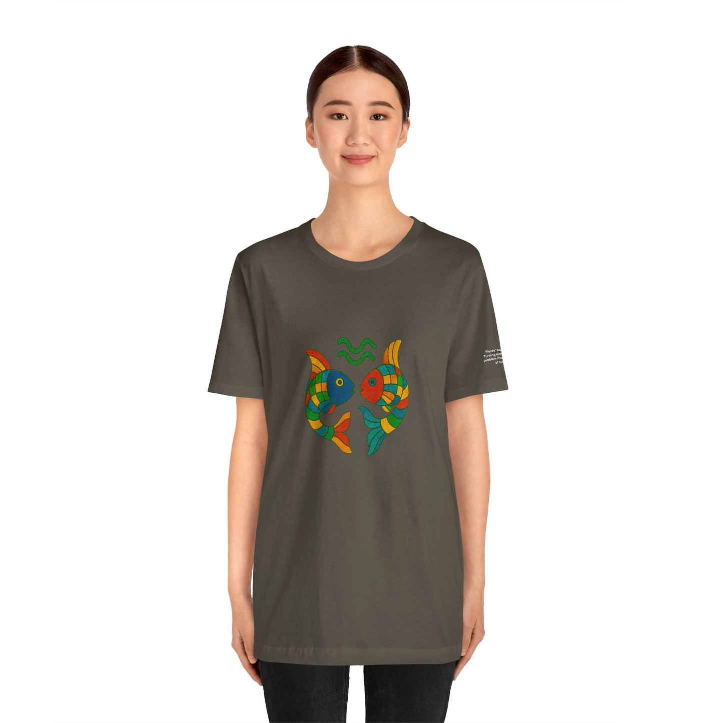 PISCES - T-shirt, The Zodiac in Colors