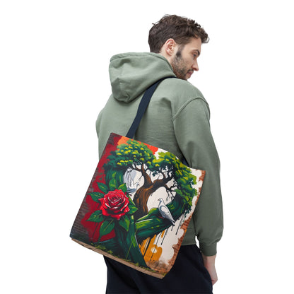 Artistic Surge - Eco-Friendly Canvas Tote Bag - ROSE