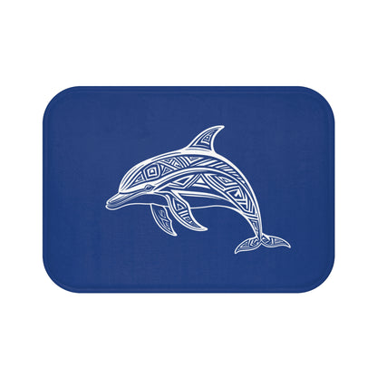 Tribal Bath Mat. Ocean Energy, Tribal Style
