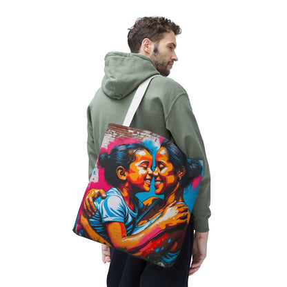 Artistic Surge - Eco-Friendly Canvas Tote Bag - SMILING HUG