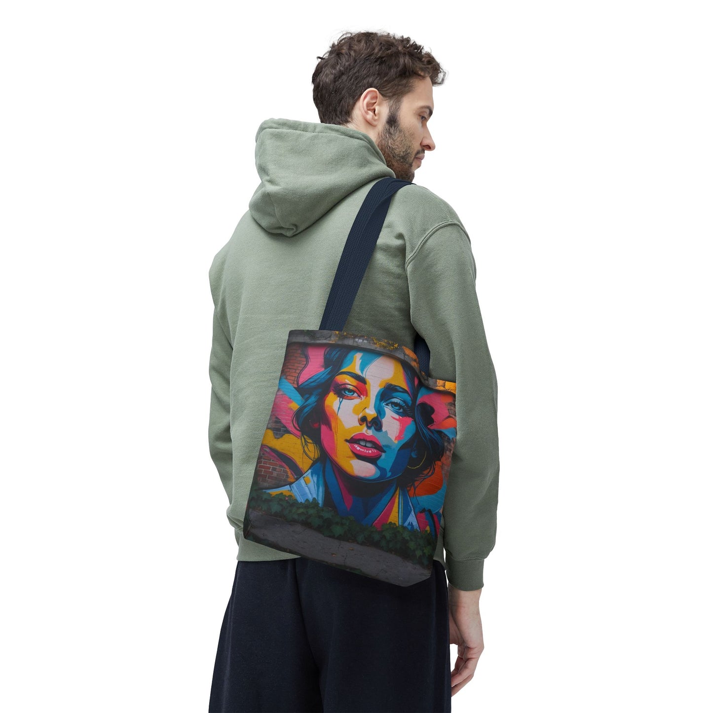 Artistic Surge - Eco-Friendly Canvas Tote Bag - WOMAN'S FACE