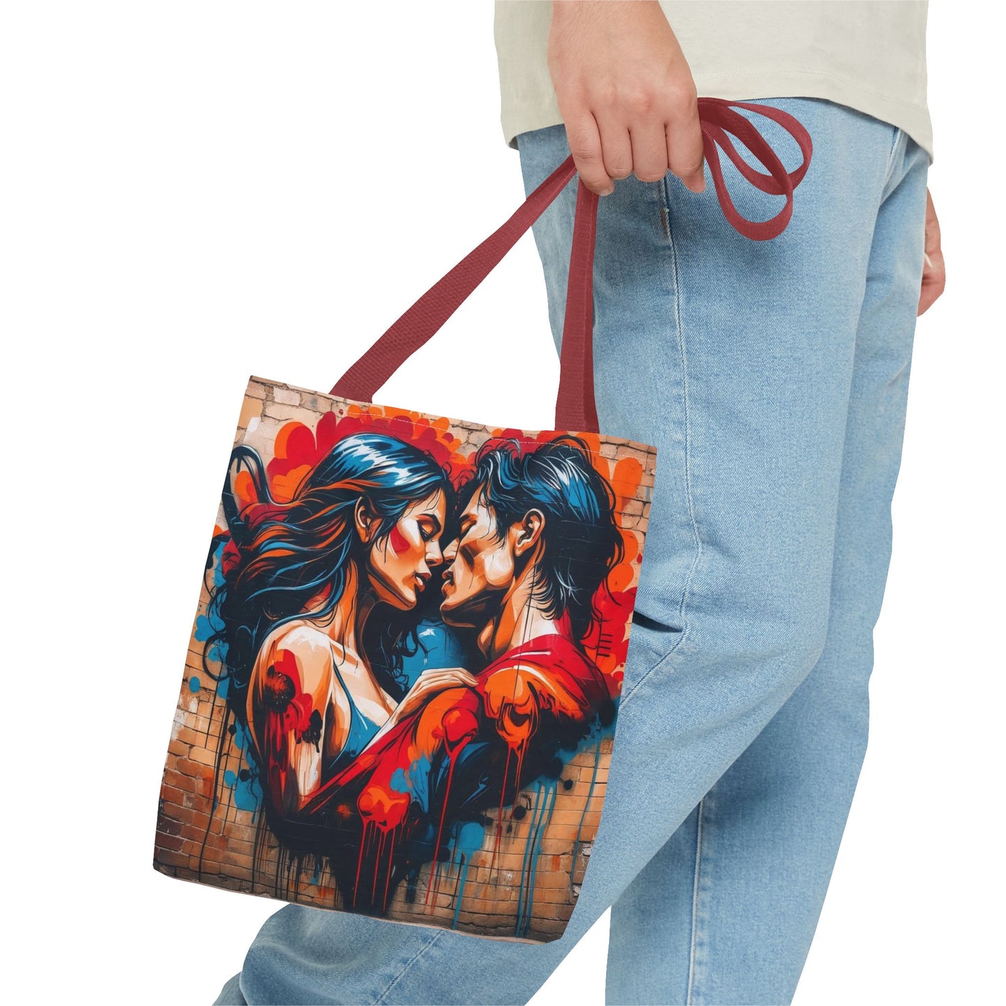 Artistic Surge - Eco-Friendly Canvas Tote Bag - LOVERS