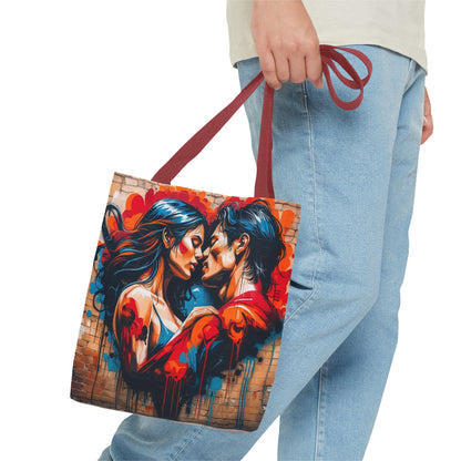 Artistic Surge - Eco-Friendly Canvas Tote Bag - LOVERS
