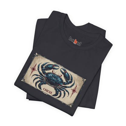 Cancer - Gothic Zodiac T-Shirt. Zodiac in the Shadows