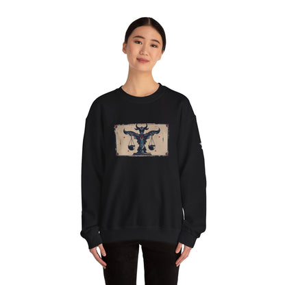 Libra - Gothic Zodiac Blue Sweatshirt