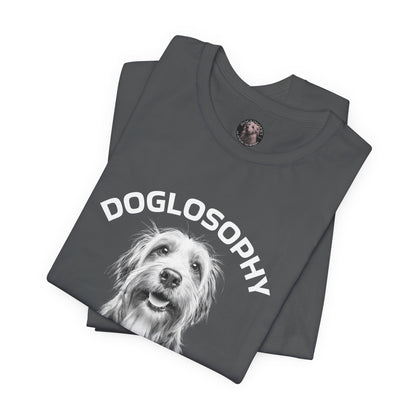 Doglosophy Unisex Jersey Short Sleeve Tee –  "Sniff first, ask questions later" Design