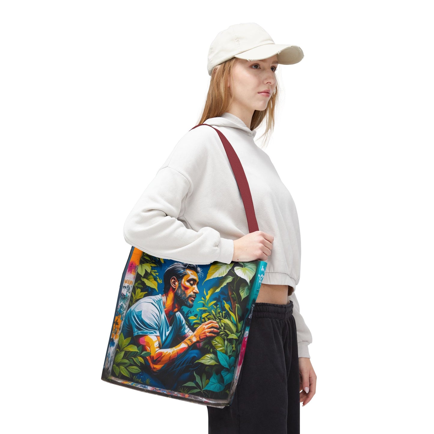 Artistic Surge - Eco-Friendly Canvas Tote Bag - LOVE FOR NATURE