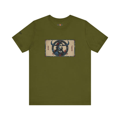 Virgo - Gothic Zodiac T-Shirt. Zodiac in the Shadows