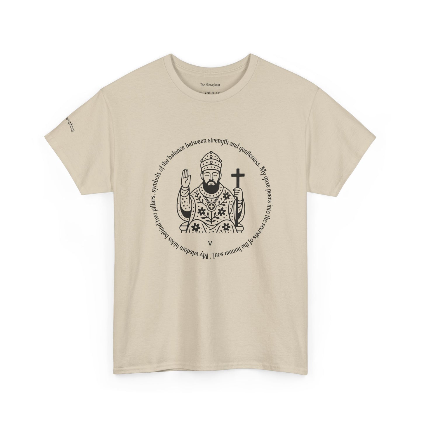 The Hierophant - ArcanaPop T-Shirt – Where Tarot Magic Meets Pop Art