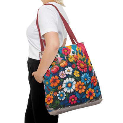 Artistic Surge - Eco-Friendly Canvas Tote Bag - FLOWERS