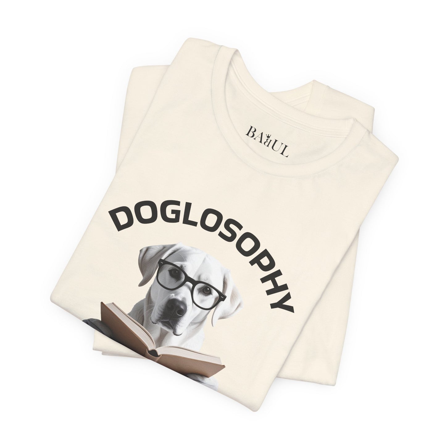 Doglosophy Unisex Jersey Short Sleeve Tee –  "Dogs don't have all the answers" Design