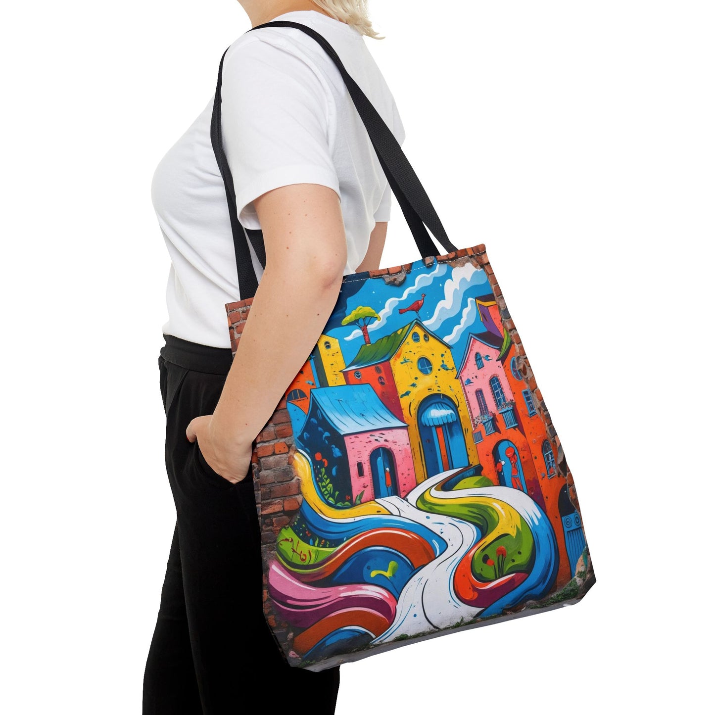 Artistic Surge - Eco-Friendly Canvas Tote Bag - HOUSES