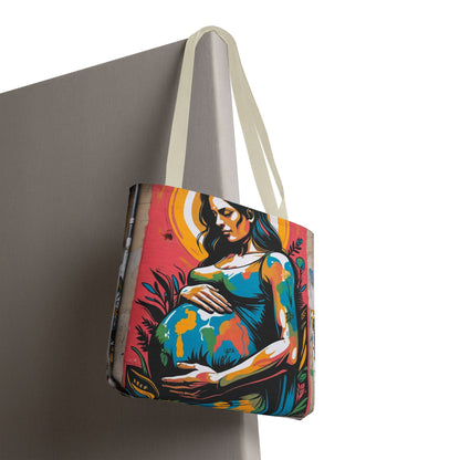 Artistic Surge - Eco-Friendly Canvas Tote Bag - MATERNITY