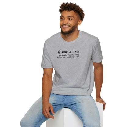 CoffeeTherapy T-Shirt - – Irony Is the Best Cure (Right After Coffee)
