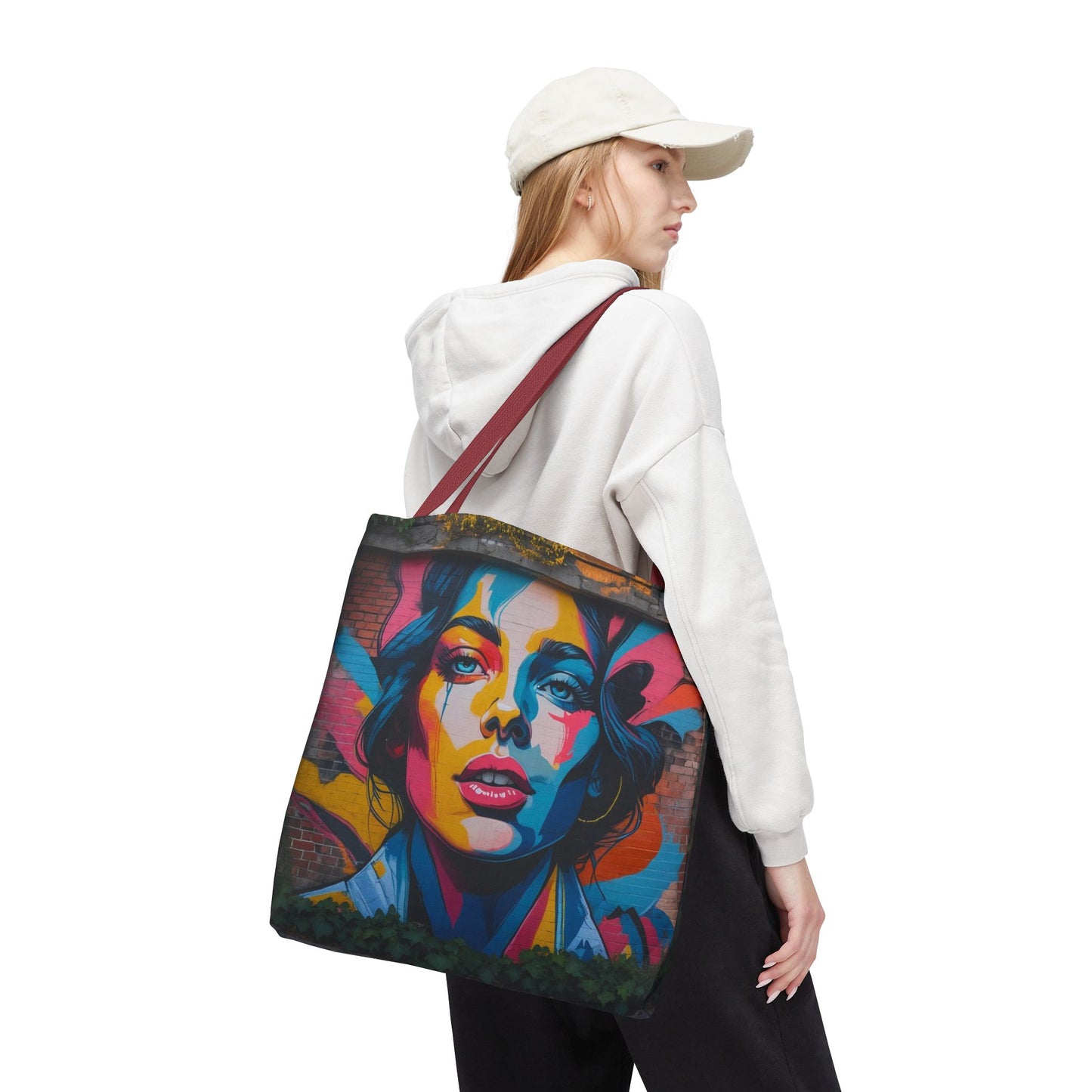 Artistic Surge - Eco-Friendly Canvas Tote Bag - WOMAN'S FACE