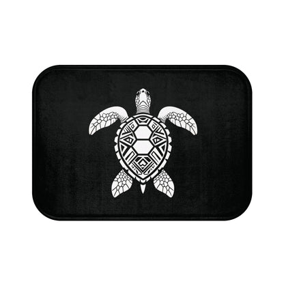 Tribal Bath Mat. Ocean Energy, Tribal Style