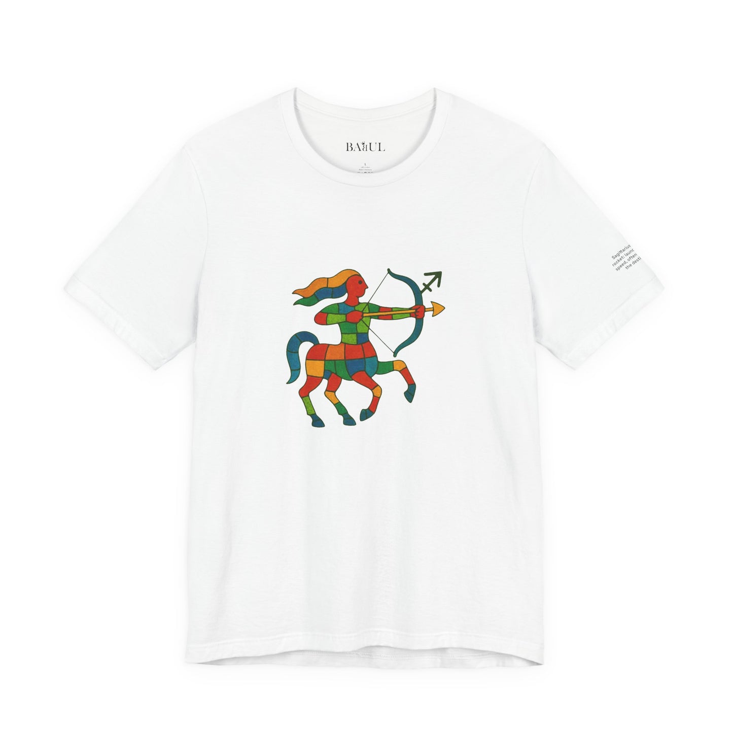SAGITTARIUS - T-shirt, The Zodiac in Colors