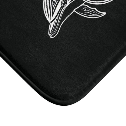 Tribal Bath Mat. Ocean Energy, Tribal Style