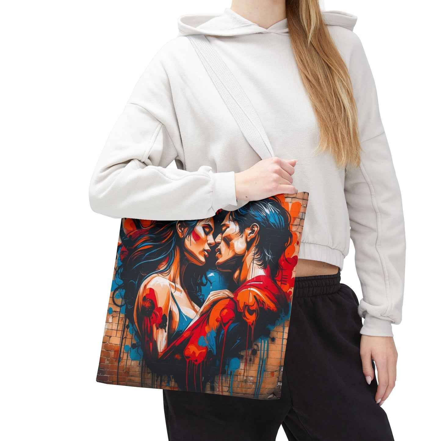 Artistic Surge - Eco-Friendly Canvas Tote Bag - LOVERS