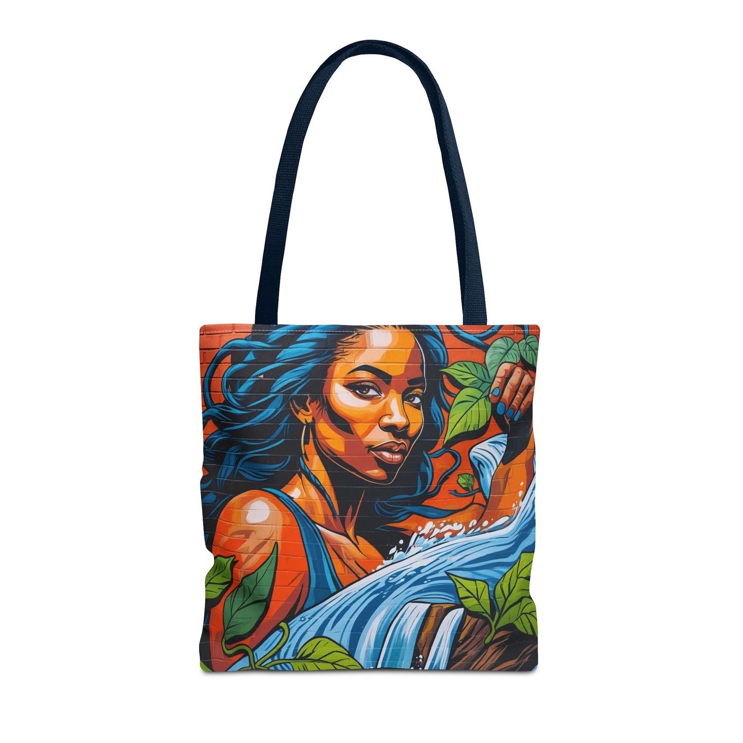 Artistic Surge - Eco-Friendly Canvas Tote Bag - WOMAN WITH WATER